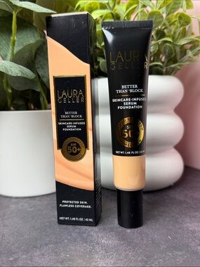 Laura Geller Liquid Serum Foundation SPF 50+ — Nude/Peach Tone